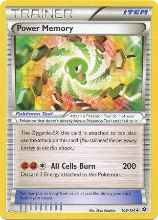Power Memory 108/124 Uncommon - Pokemon XY Fates Collide Card