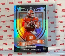 Trevor Lawrence 2021 Panini Prizm Draft Picks SILVER CRUSADE PRIZM No. 161