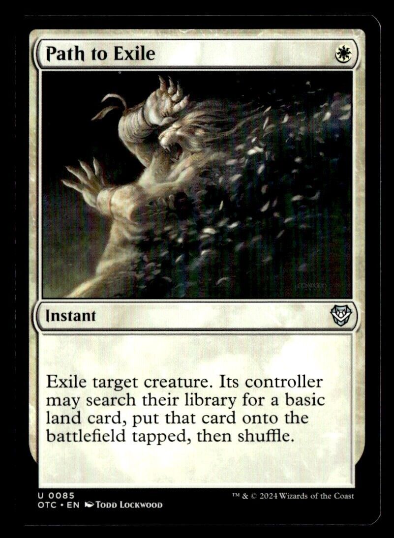 MTG - Path to Exile - Commander: Outlaws of Thunder Junction MTG - Path to Exile - Commander: Outlaws of Thunder Junction