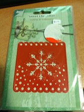 STENCIL FOR SCRAPBOOKING CUTTING/EMBOSSING 8X7.5 CM JJ407