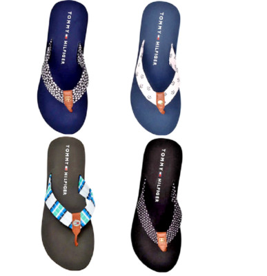 TOMMY HILFIGER Womens Candis Sandals Flip flops 7 10 11 Pink Blue Red