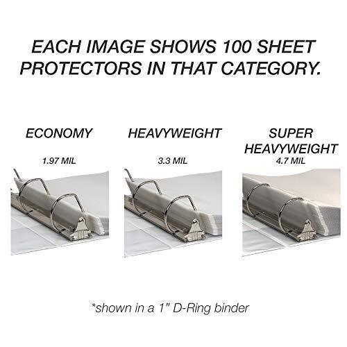 Samsill Heavy Weight Non Glare Sheet Protector 200 Pack - View #12