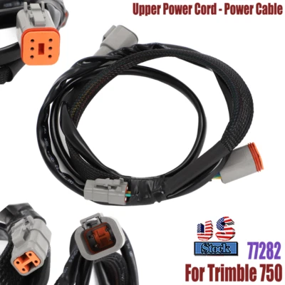 For Trimble 750 Upper Power Cord Cable with CAN Port Direct # 77282 Plug-N-Play