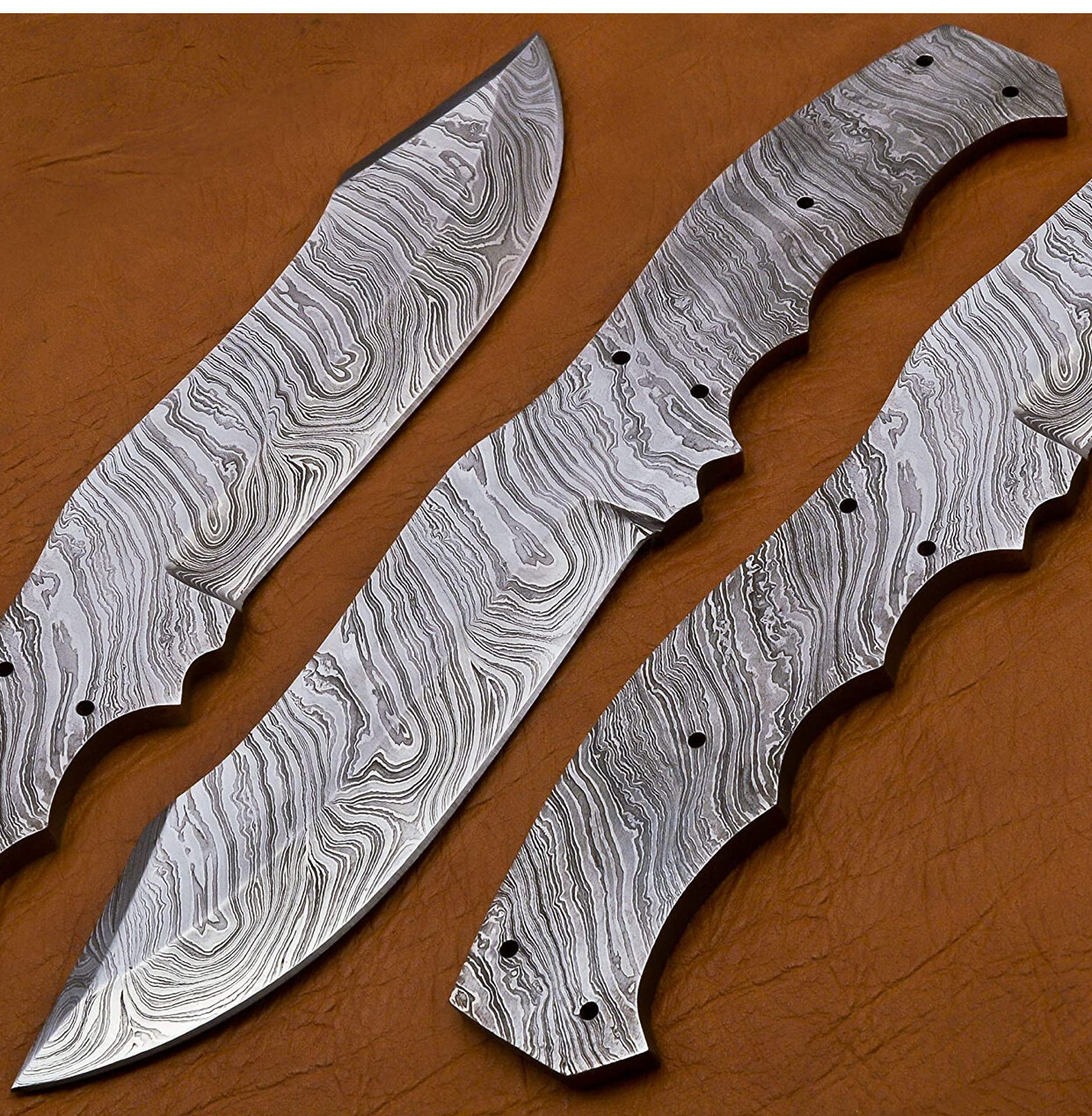 Handmade Damascus Steel 10 Inches Blank Blade Skinner Knife BB005 eBay