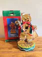 Kurt S. Adler Christmas Gingerbread Boy Man Nutcracker Nation 12" With Box