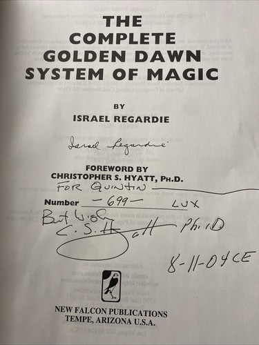 The Complete Golden Dawn System of Magic - Limited Edition - Signed & Numbered - Bild 12 von 21