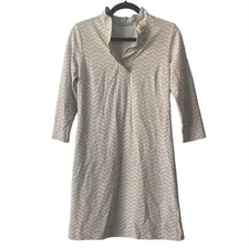J. McLaughlin Durham Dress White Beige Women’s Size Small Catalina Cloth