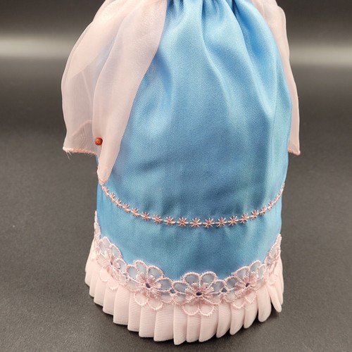 Pin Cushion Sewing Doll Vintage Hand Made Dress and Padding 24cm - Picture 11 of 16