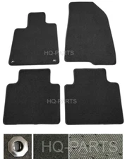 New 4 Piece Black Nylon Carpet Floor Mat For 18-22 Honda Accord Sedan OE Fitment