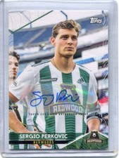 2022 Topps PLL Lacrosse - SERGIO PERKOVIC - Autograph - REDWOODS NOTRE DAME