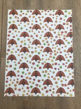 Thanksgiving Turkey 8.5x11 Scrapbook Paper