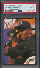 1994 Action Packed Scouting Report Michael Jordan #23 PSA 10 GEM MINT