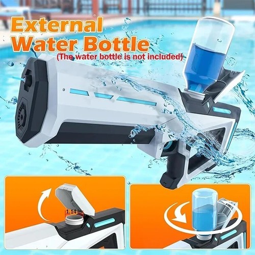 Electric Water Guns Adults Powerful Squirt Automatic Water Blasters Kids Gift - Picture 2 of 31