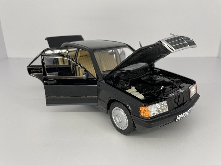 Norev Mercedes Benz 190 E 1984 Black 1:18 183823 | eBay