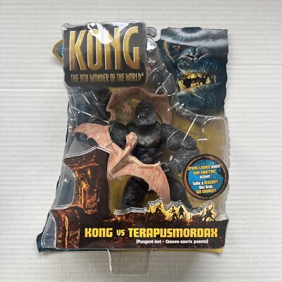 Kong 8th Wonder of the World Kong Vs Terapusmordax Figure Toy Playmates Y2K New