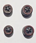 Hot Wheels Original Red Line Tires 2 Medium 2 Small Bearing style 1968/70