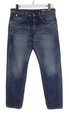 Edwin Herrenjeans W28 L28 Selvedge Denim Schnurrhaare Kegelförmig Knopf Dunkel