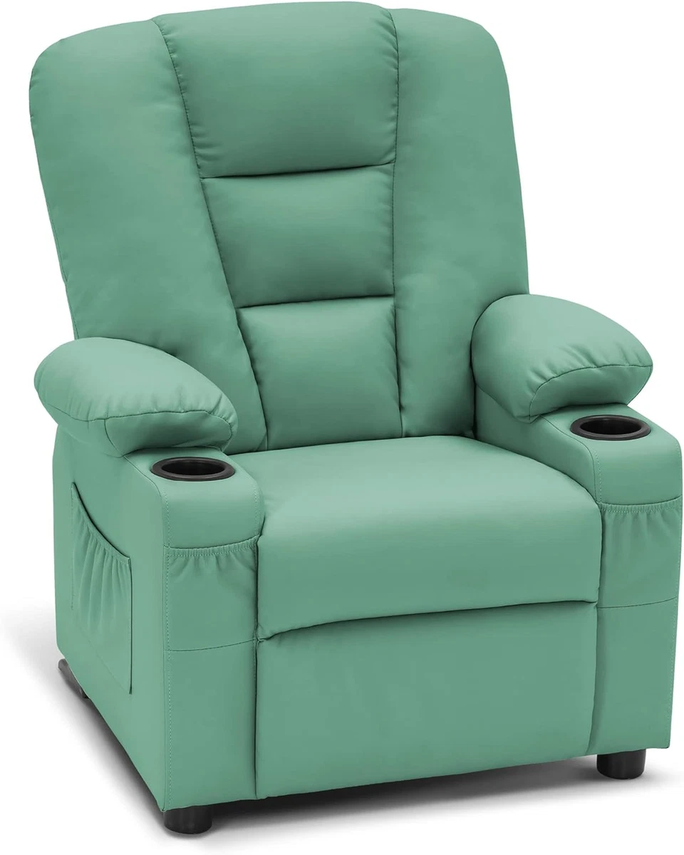 Mcombo Big Kids Recliner Chair with Cup Holders for Toddler Boys