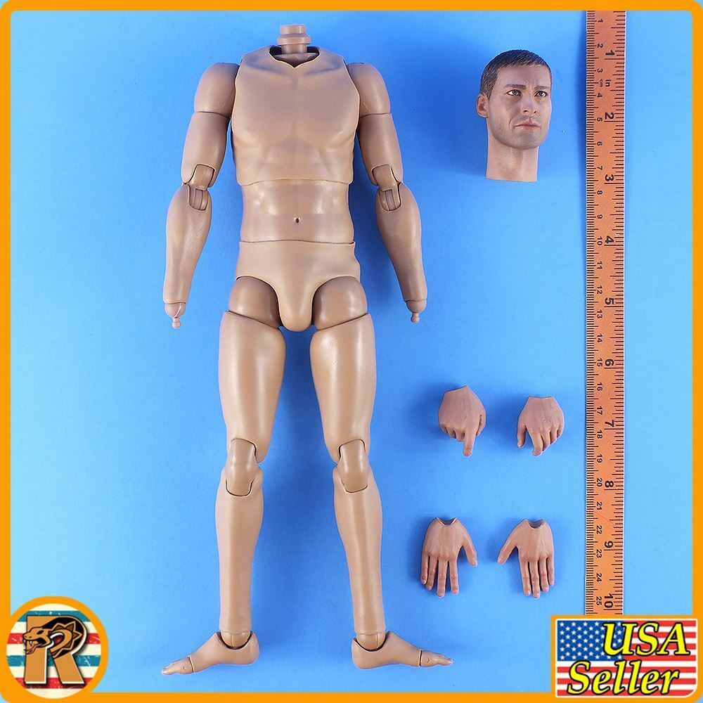 Burk Africa Corps - Nude Figure - 1/6 Scale - DID Action Figures