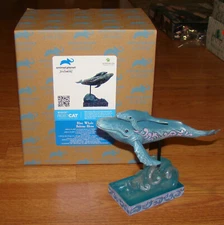 Animal Planet, Jim Shore Blue Whale & Calf (6012808) Endangered