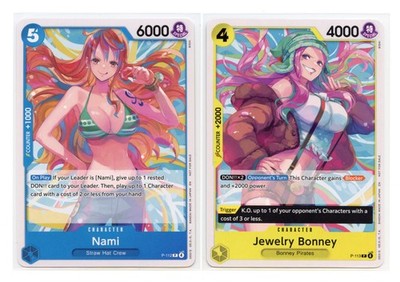 Nami & Jewlery Bonney (Heroines Battle Pack) Normal One Piece Promo NM Set of 2
