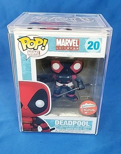 Deadpool FUNKO Fugitive Exclusive #20 Chase Vinyl Figure Bobble Head New In Box