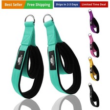 Durevole Pilates Doppio Anello D-Ring Cinghie - Maniglie Imbottite per Reformer, Yoga...