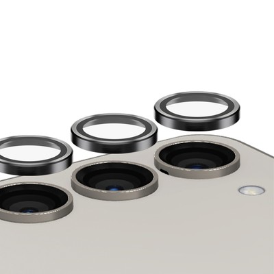 PanzerGlass Hoops Schutz für Kameraglas Samsung S24, S23, S23 Plus Schwarz