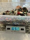 vintage costume jewelry lot 5+ POUNDS- Some Beads For Crafting Some Vintage #4