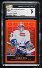 2015 O-Pee-Chee Platinum Retro Rainbow Orange 31/49 Patrick Roy CGC 9 Mint 19zb