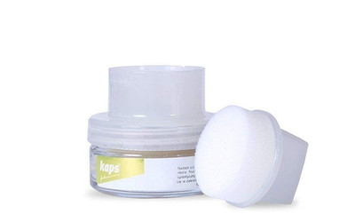 Kaps Delicate Cream Schuhcreme mit Schaumaplikator für Leder und Synthetik,...