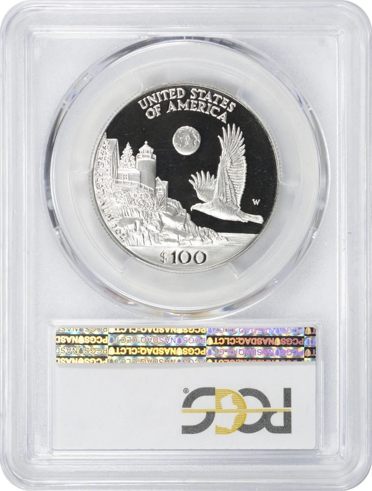 1998-W $100 American Platinum Eagle PR69DCAM PCGS - Image 2 of 2