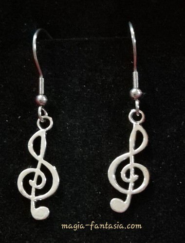 Orecchini Acciaio nodo della strega luna triscele ecate cuore albero vita witch - Imagen 13 de 13