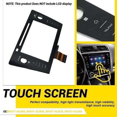 For 18-19 Subaru Legacy Outback RADIO Touch Screen Digitizer TEL / MAP Function