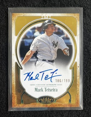 2026 Topps Tier One Mark Teixeira Prime Performers Auto /199 Yankees PPA-MT