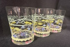 TRACY PORTER Evelyn - Set Of Three  Old Fashion Glasses-4.75H,  3.75 Diameter