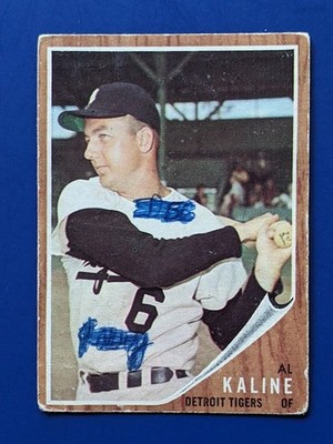 1962 Topps - Al Kaline HOF #150 - Detroit Tigers  Low-Grade