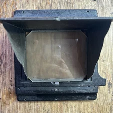 Graflex 4x5 Spring Back with ground glass, vintage, used