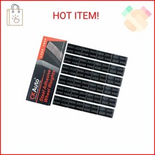 CKAuto 1/2oz, 0.5oz, Ultra Slim Low Profile, Black, Adhesive Stick On Wheel Weig