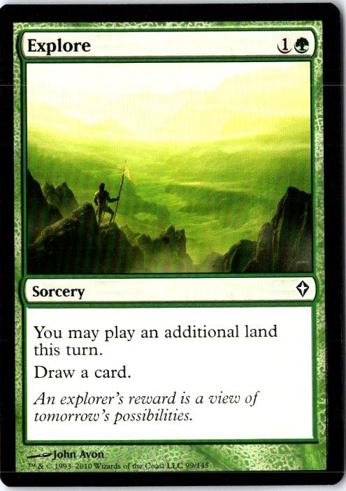 Explore 99 Common Worldwake Magic: The Gathering Near Mint