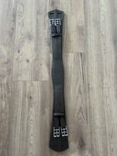 DT-Saddlery Dressurgurt Kurzgurt 75cm Braun Leder Sattelgurt