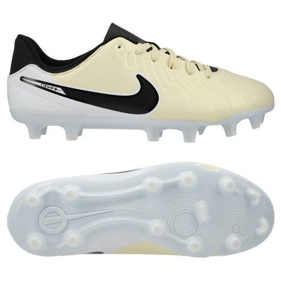 Nike Jr Legend 10 Academy FG Lemonade Black Metallic Gold Coin Size 6Y