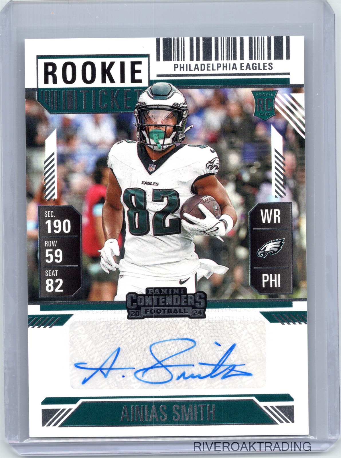 Ainias Smith Panini Contenders #191 Autograph