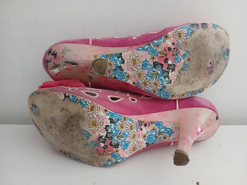 Scarpe Little Tipple IRREGULAR CHOICE taglia UK 6 EU 39 3D fiore - Foto 9 di 12