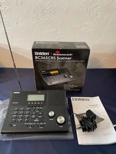 Uniden BC365CRS 500 Channel Alarm Clock FM Radio Scanner Weather Alert TESTED