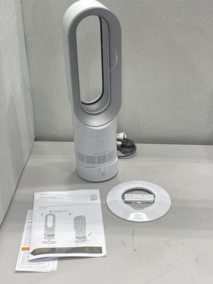 Dyson AM09 Hot+Cool Jet Focus Bladeless Heater and Fan - White/Silver