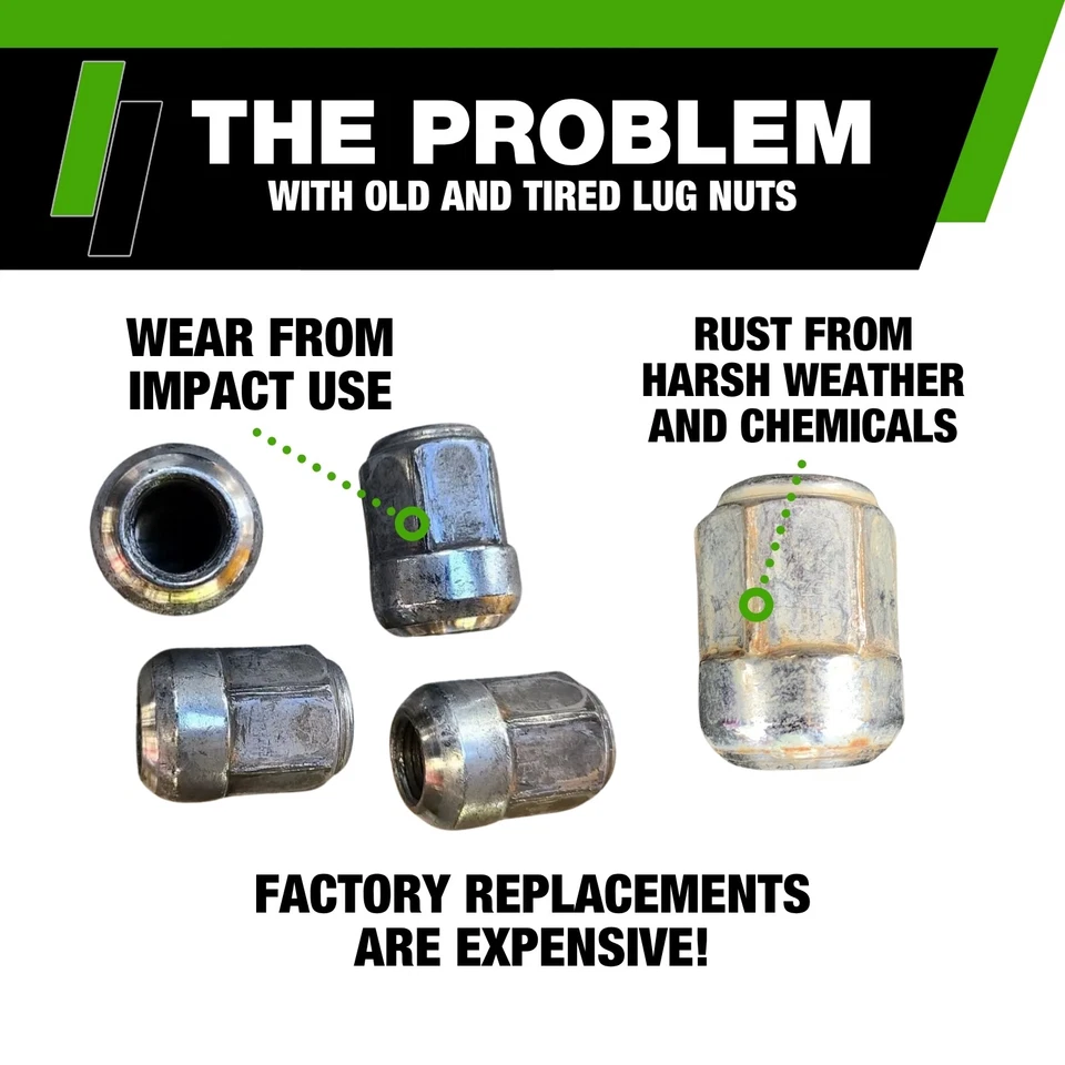 Black Lug Nuts | 2016-2022 Honda Pilot | Factory Wheels - Image 3 of 4