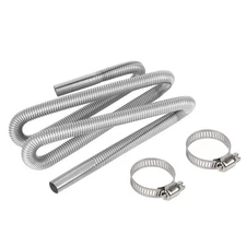 Diesel Heater Exhaust Pipe 1”/25mm Inner Diameter, TZUTOGETHER Stainless S