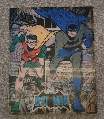 Lenticular Picture - Classic Batman And Robin