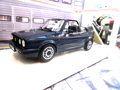 VW Volkswagen Golf MKI 1 Cabrio " Quartett " inka blau blue 188628  Norev  1:18 - Bild 1 von 4